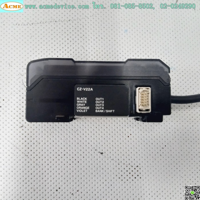 Digital RGB Sensor Keyence รุ่น CZ-V22A, NPN, ยูนิตขยาย
