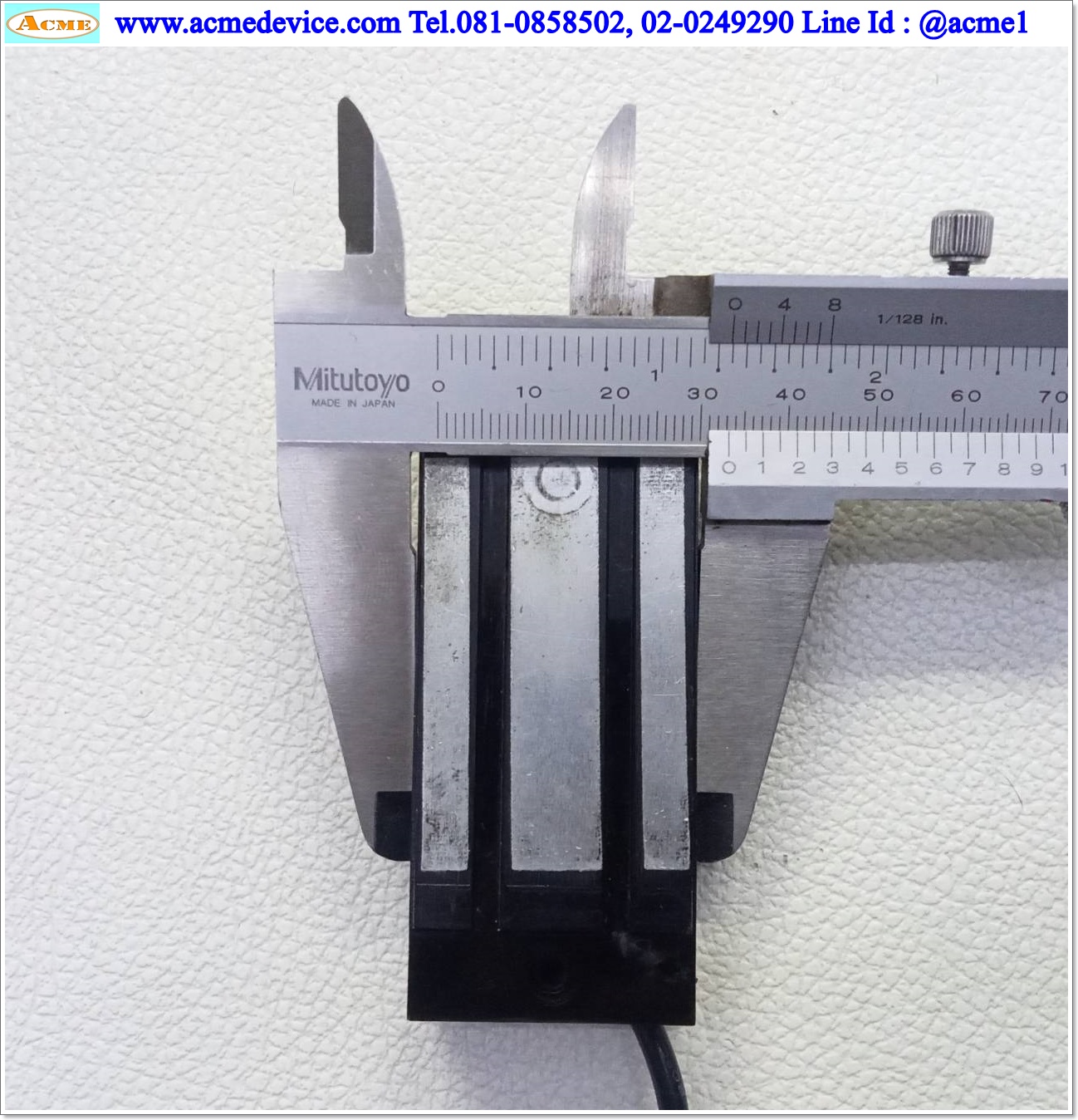 แม่เหล็กไฟฟ้า Electromagnetic Lock 24V, ขนาด 33 mm. x 80 mm. x 20 mm