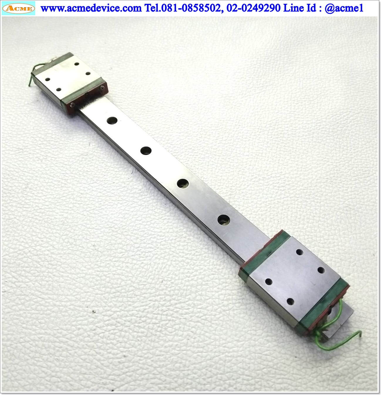 Linear Bolck and Rail Hiwin รุ่น MGW9, MGW9CC, รางสไลด์ขนาด 18 x 230 mm.