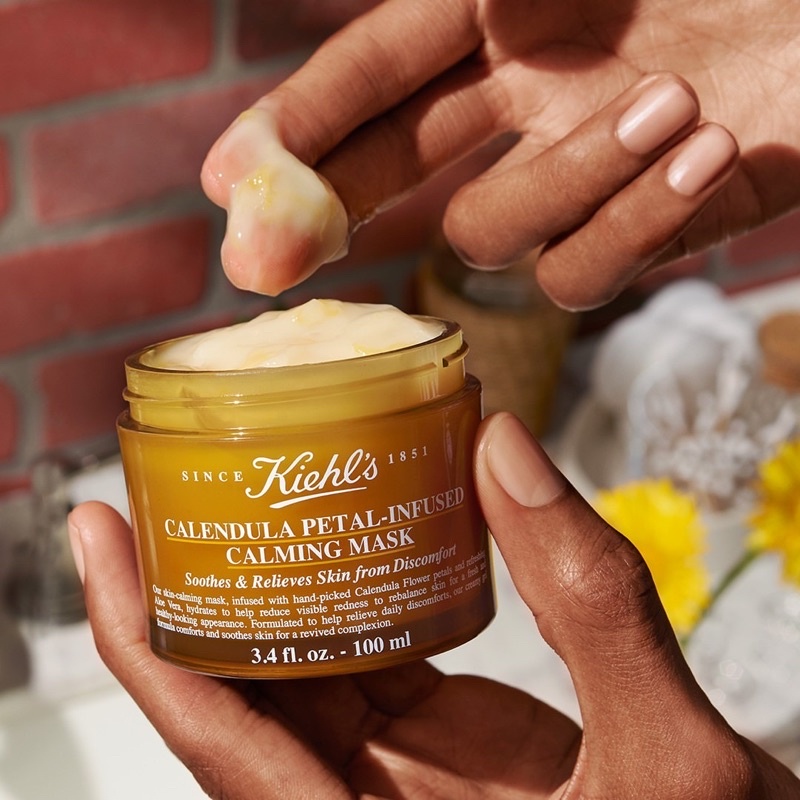 มาส์กหน้าคีลส์ Kiehl's Calendula Petal-Infused Calming Mask 100ml