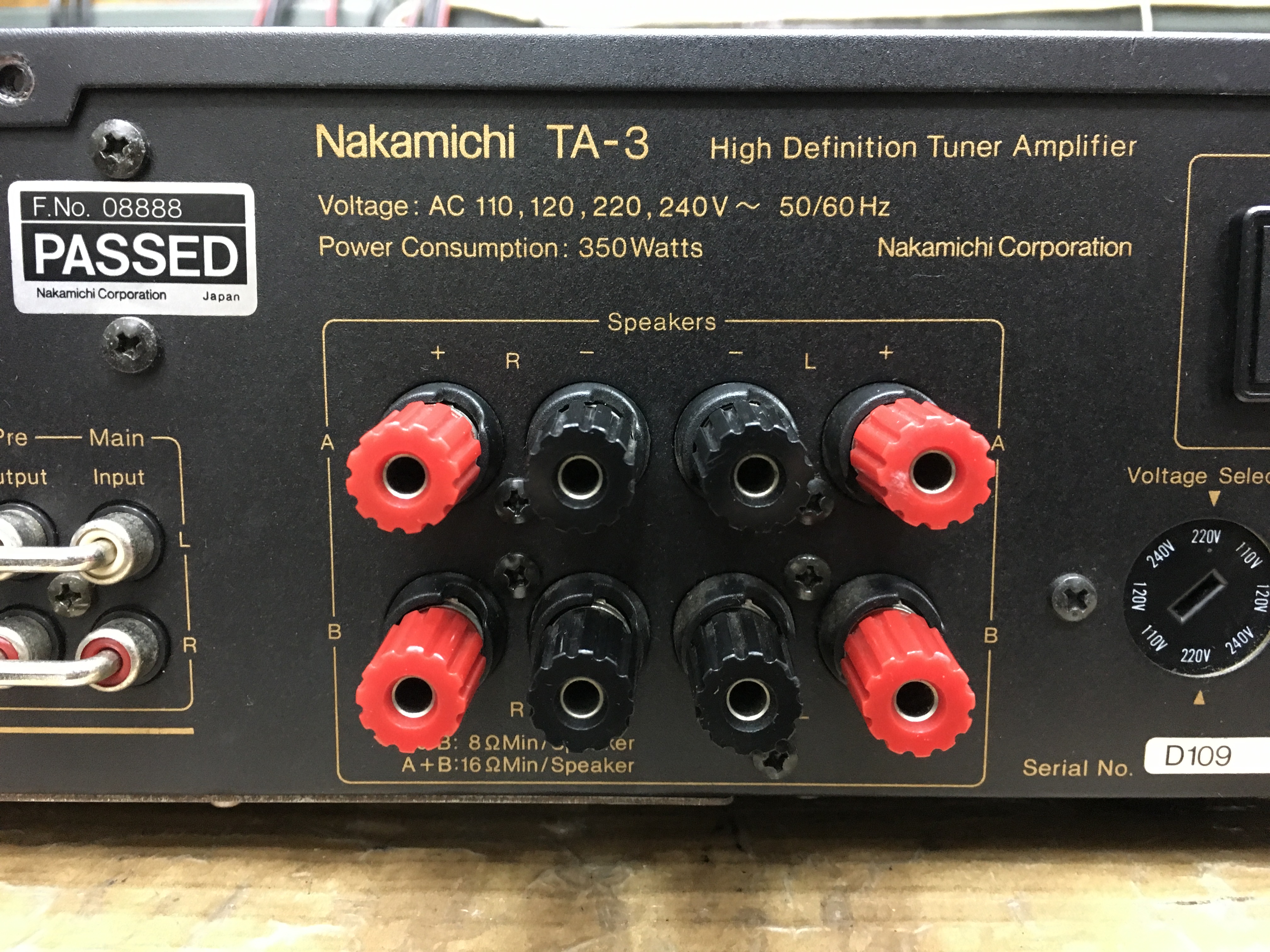 Nakamichi TA-3 High Definition Tuner Amplifier