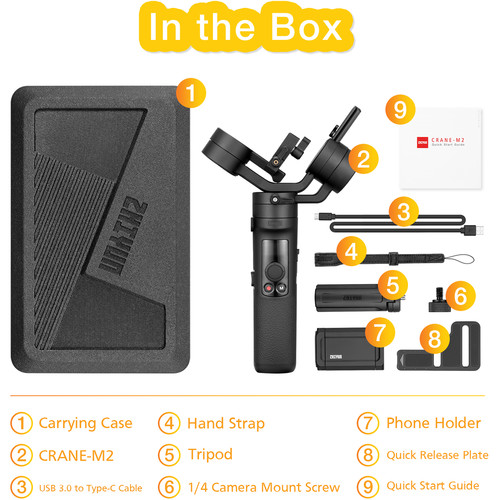 Zhiyun-Tech CRANE-M2 3-Axis Handheld Gimbal Stabilizer รับประกันศูนย์ไทย 1 ปี