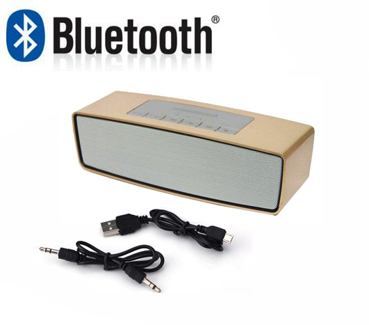 ลำโพงบลูทูธ (bluetooth) S815 สีทอง