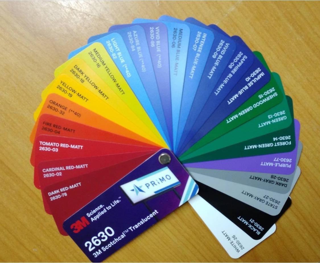 สติกเกอร์ 3M -2630 โปร่งแสง รุ่น PURPLE-MATT 2630-77