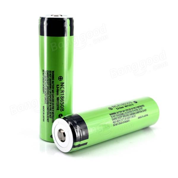 ถ่านชาร์จ UltraFire Battery Panasonic NCR18650B Rechargeable เบอร์ 18650 3.7v ขนาด 3400 mAh หัวนูน (ของแท้ 100 % Original Made in Japan)
