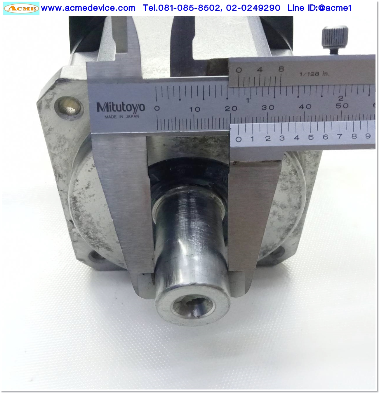 Gear Head Newstart รุ่น AB090L1-010-P2-S2, Ratio 10:1 (เพลาเข้า 19 mm. ออก 22 mm.) for 750w ( B )