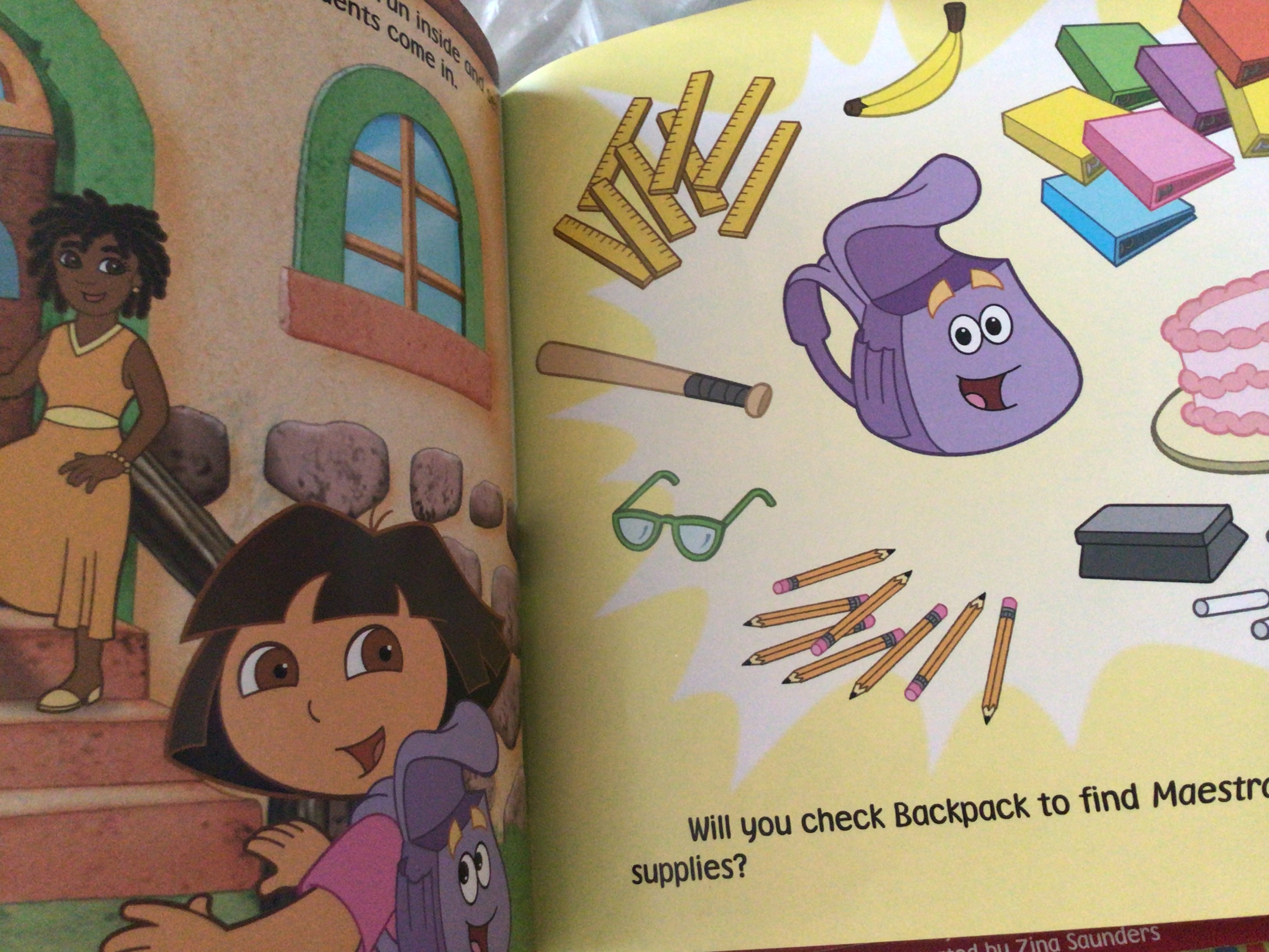 (4แถม4) Dora the explorer Dora goes to school ราคา 95