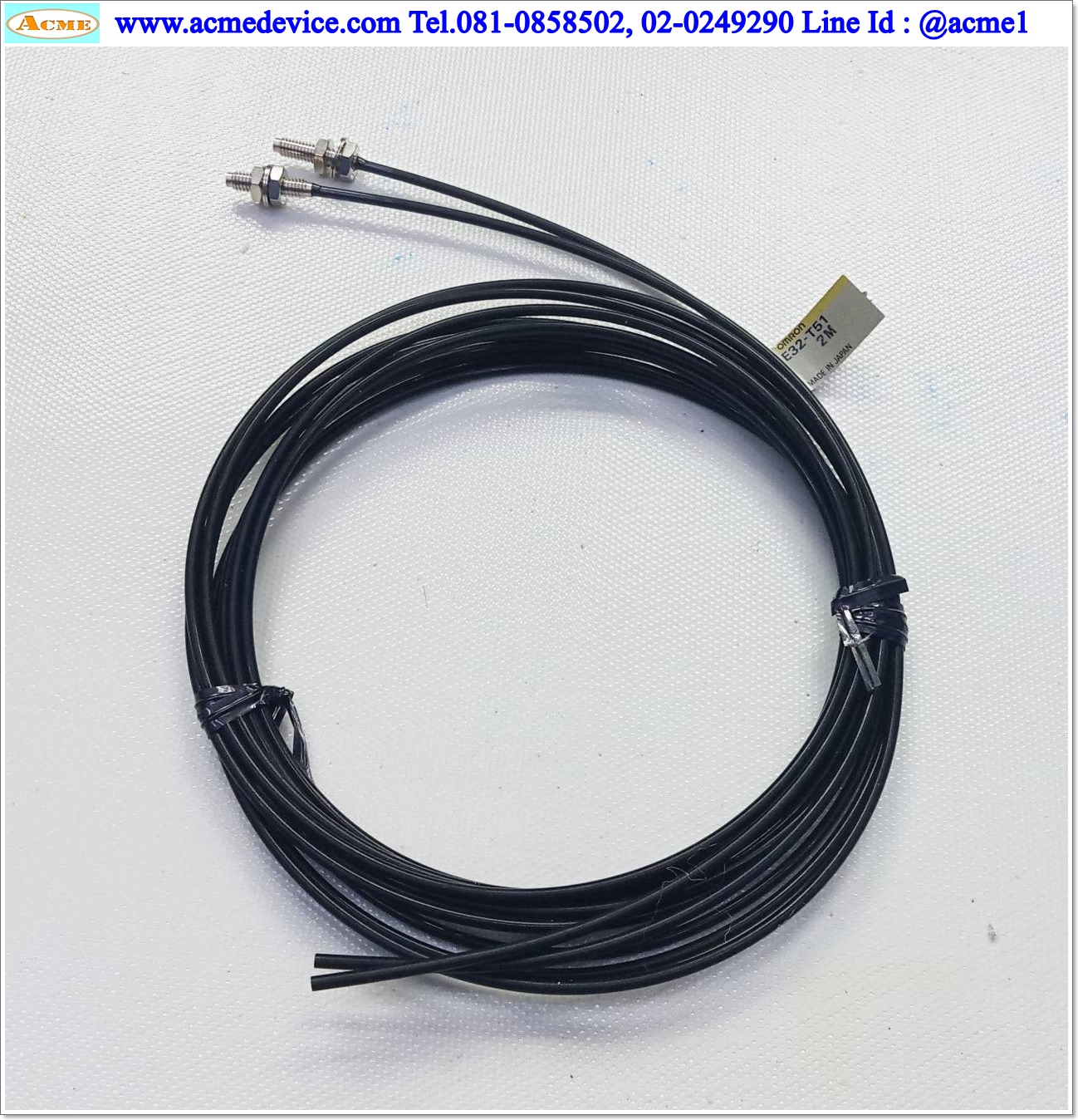 Fiber Unit Omron รุ่น E32-T51, M4 ( รับ-ส่ง )