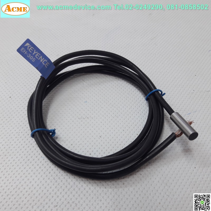 Proximity Head Keyence รุ่น EH-305, F5.4, ระยะ 3mm, วัตถุที่ตรวจจับได้ โลหะเฟอร์รัส (ดูคุณลักษณะสำหรับโลหะนอกกลุ่มเหล็ก)