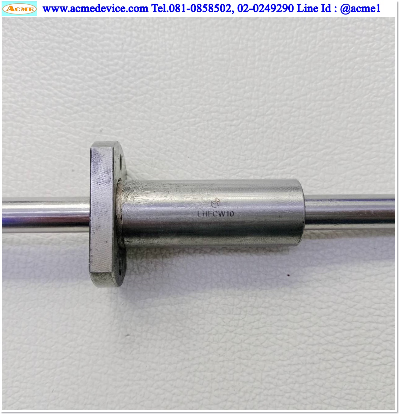 Linear Bushing and Shafts Misumi รุ่น LHFCW10, เพลาโต 10 mm. x 215 mm.