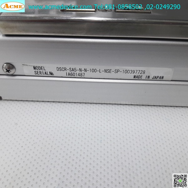 Linear Guide IAI รุ่น DSCR-SA5-N-N-100-L-NSE-SP-100397728, ขนาด 50 x 245 mm., Stroke 100 mm.
