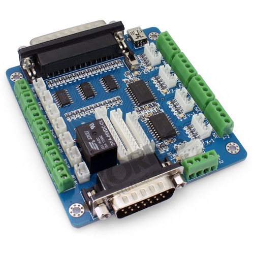 กล่องควบคุม CNC 3,4 และ 5 แกน Carte Interface Usb Cnc 5 Axes Stepper Driver Ma560, Ma860H, 2M542