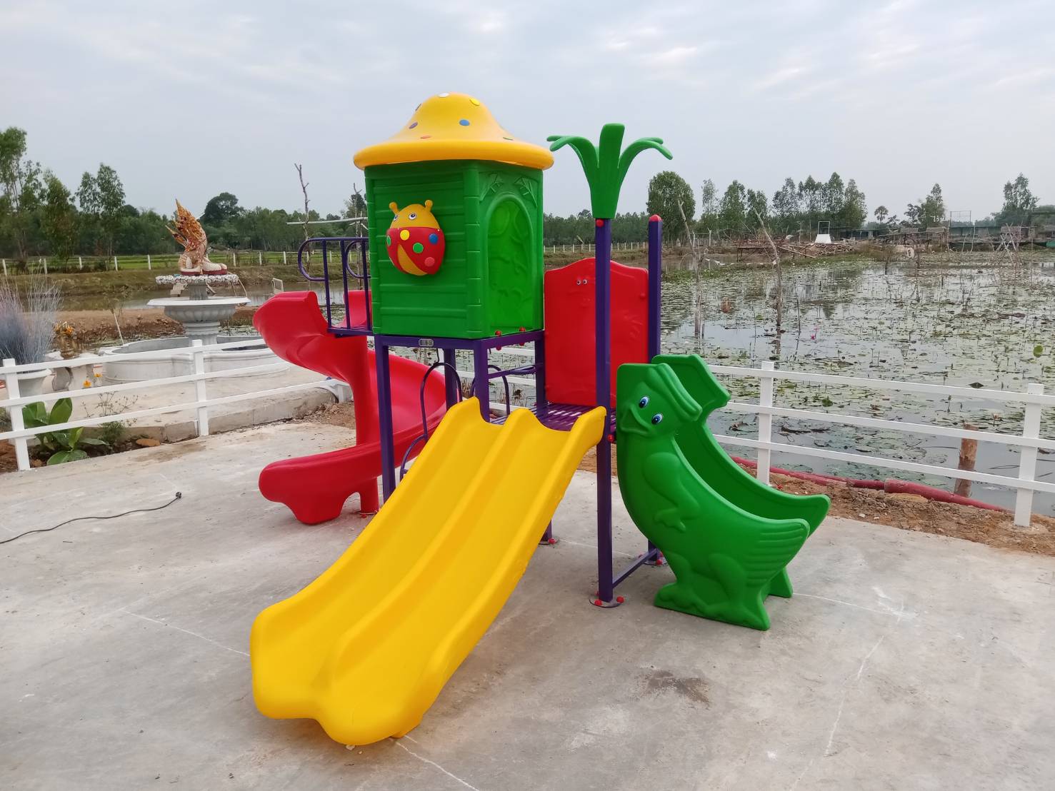 เครื่องเล่นสนาม ชุด บ้านน้อยของเต่าทอง เครื่องเล่นสนามสร้างความสุข