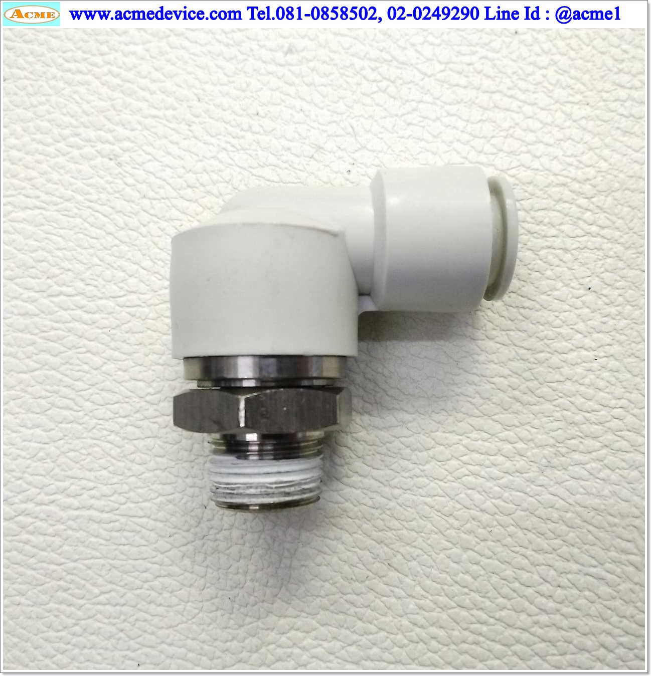 Fitting SMC รุ่น KXL12-03S, 3/8, สายลม 12 มม.