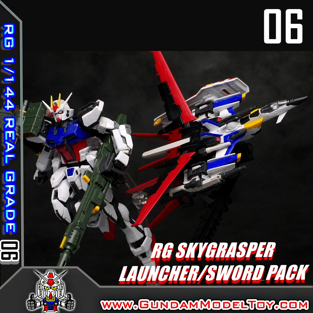 RG 1/144 SKYGRASPER LAUNCHER/SWORD PACK สกายแกรสเปอร์ ลอนช์เชอร์/สวอด แพ็ค