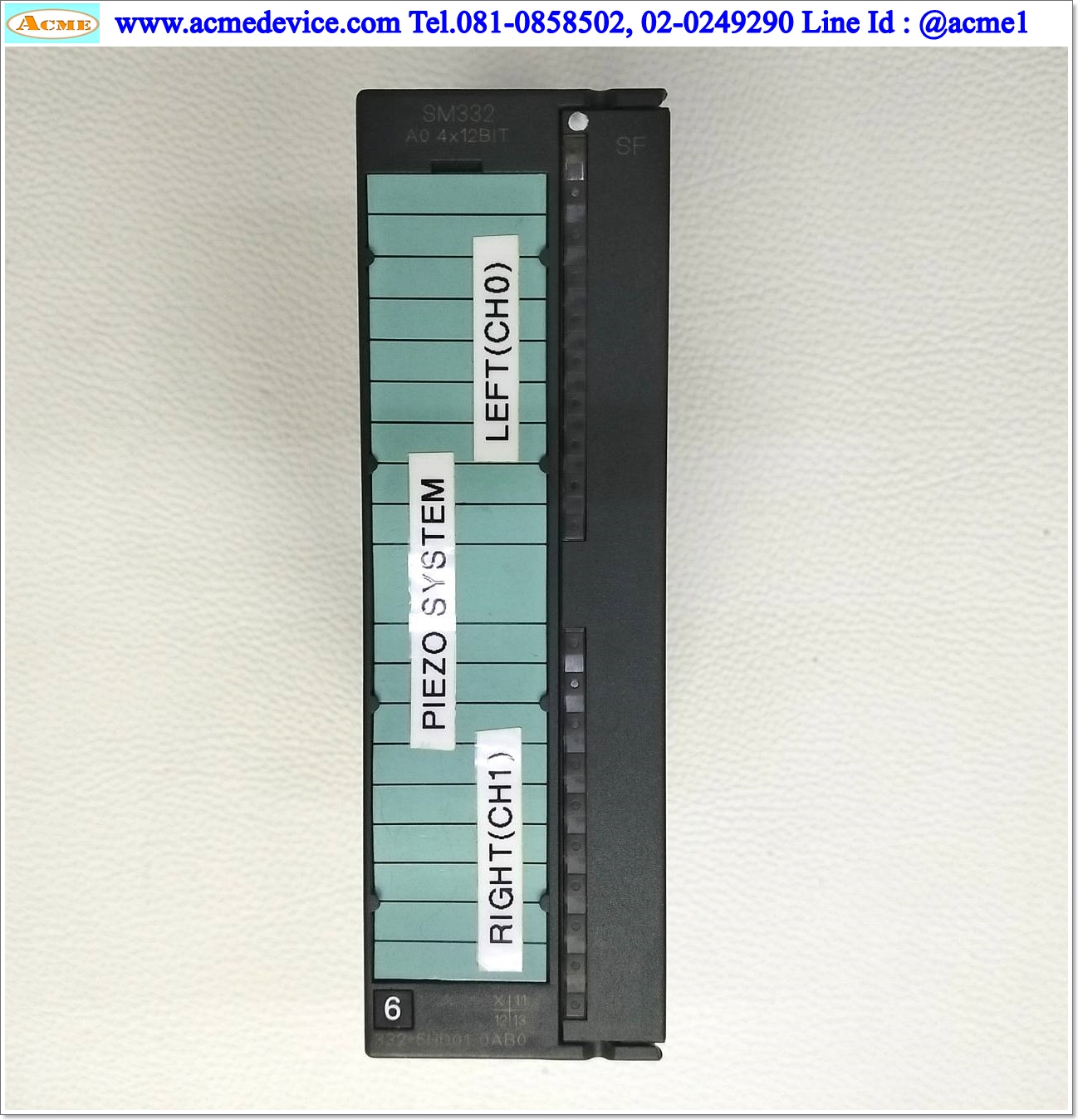 PLC Siemens Simatic รุ่น 6ES7332-5HD01-0AB0, SM 332, Analog Output