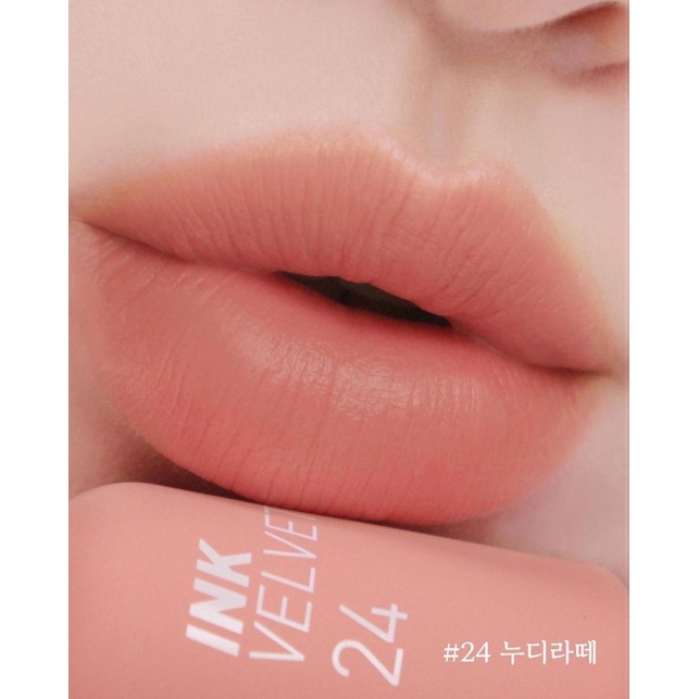 ลิปเพริเพร่า Peripera Lip Ink Airy Velvet 4g #24 Milky Nude