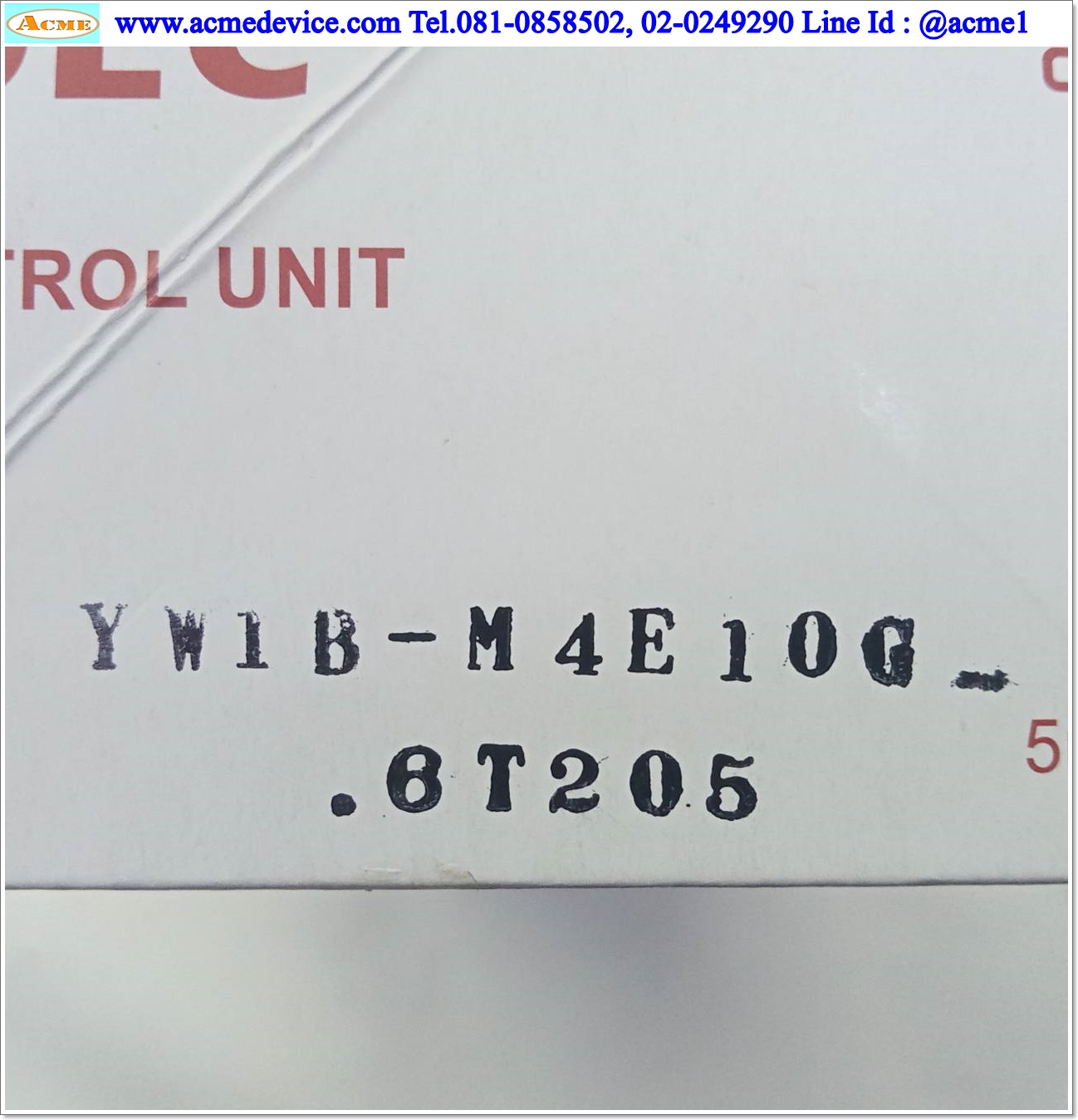 Pushbutton Switch Idec รุ่น YW1B-M4E10G, 1NO, 22mm