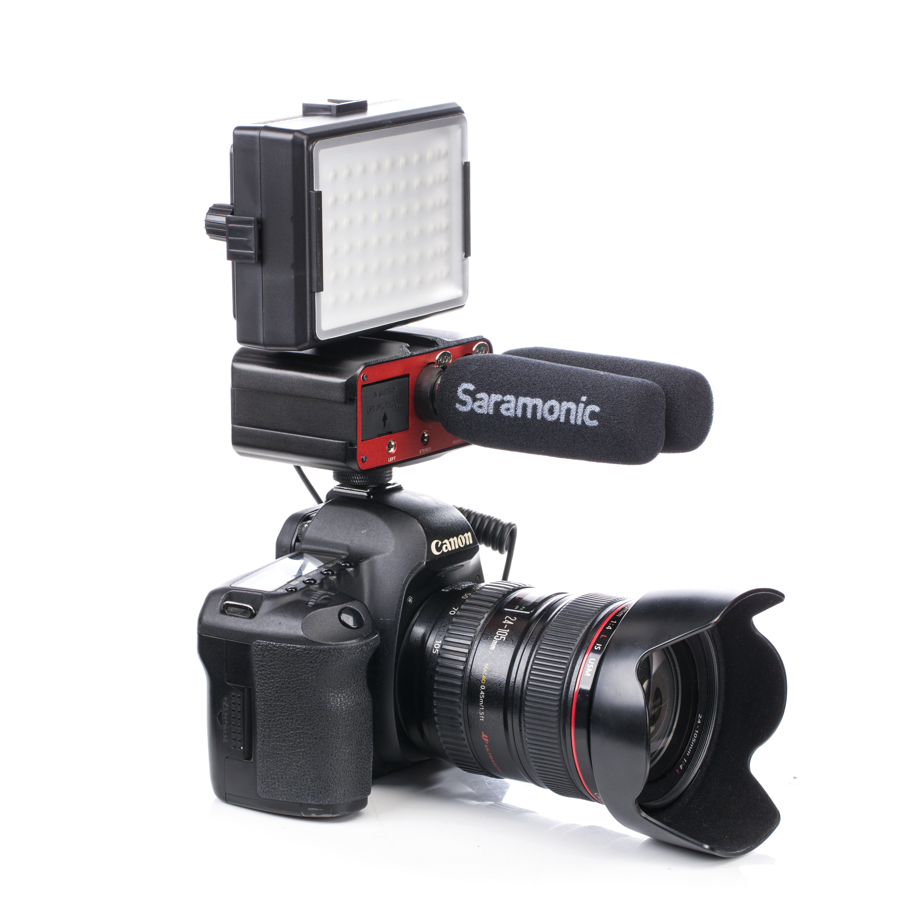 Saramonic SR-PAX1 Audio Mixer 2-Channel Preamp Microphone Adapter with Dual XLR 6.3mm 3.5mm Inputsรับประกันศูนย์ไทย 1 ปี