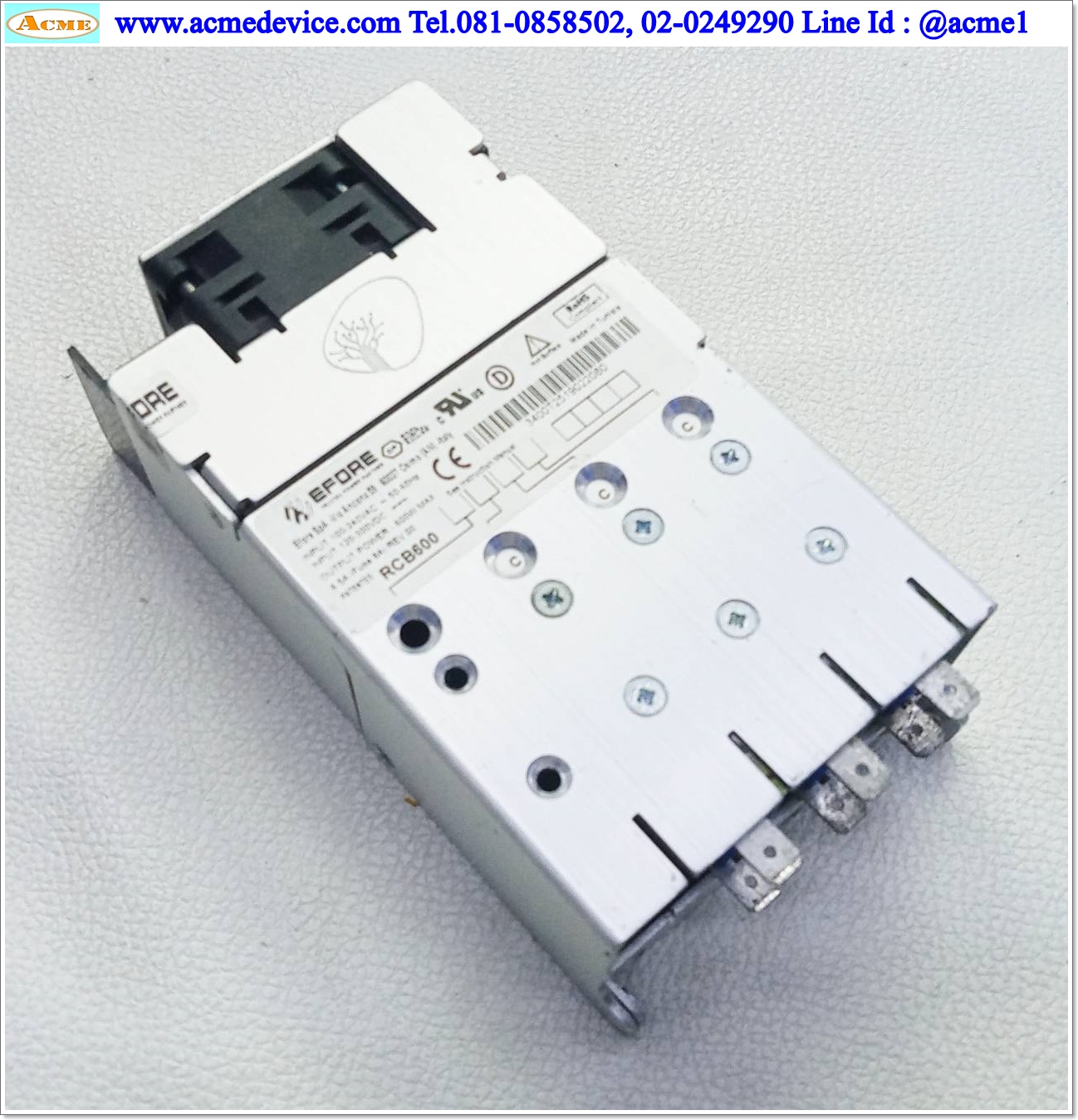 Power Supply Roal รุ่น RCB600-CCCC, OPC, Output 9-30V, 6.25A, 150W, 3 slot