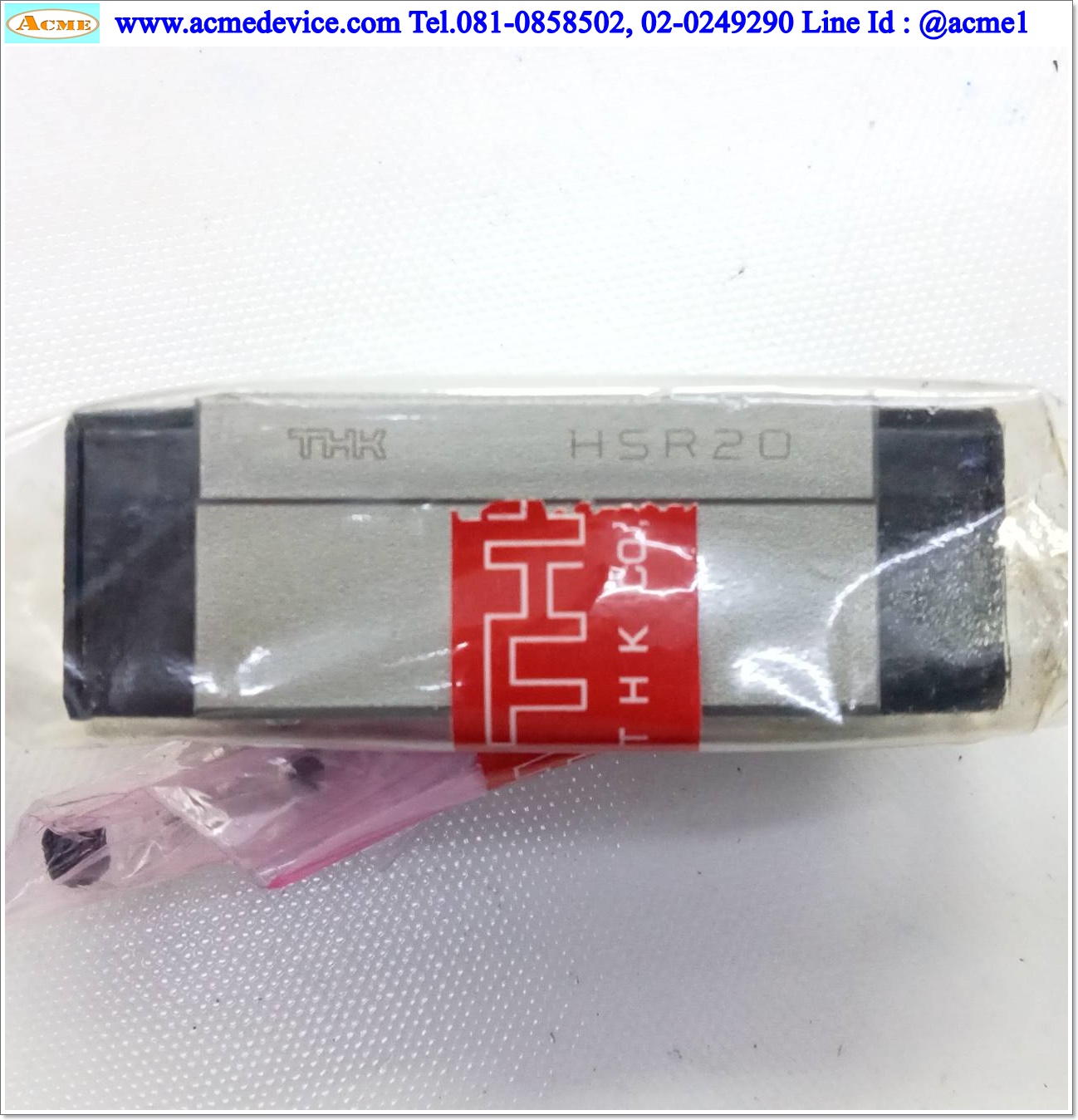 Linear Block THK รุ่น HSR20R1SS(GK), ร่อง 20 mm, ขนาด 45 mm.x 70 mm.x 25 mm.