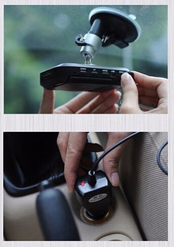 กล้องติดรถ 2.5" 6 LED Night Vision HD DVR รุ่น DVRF198B (สีดำ)