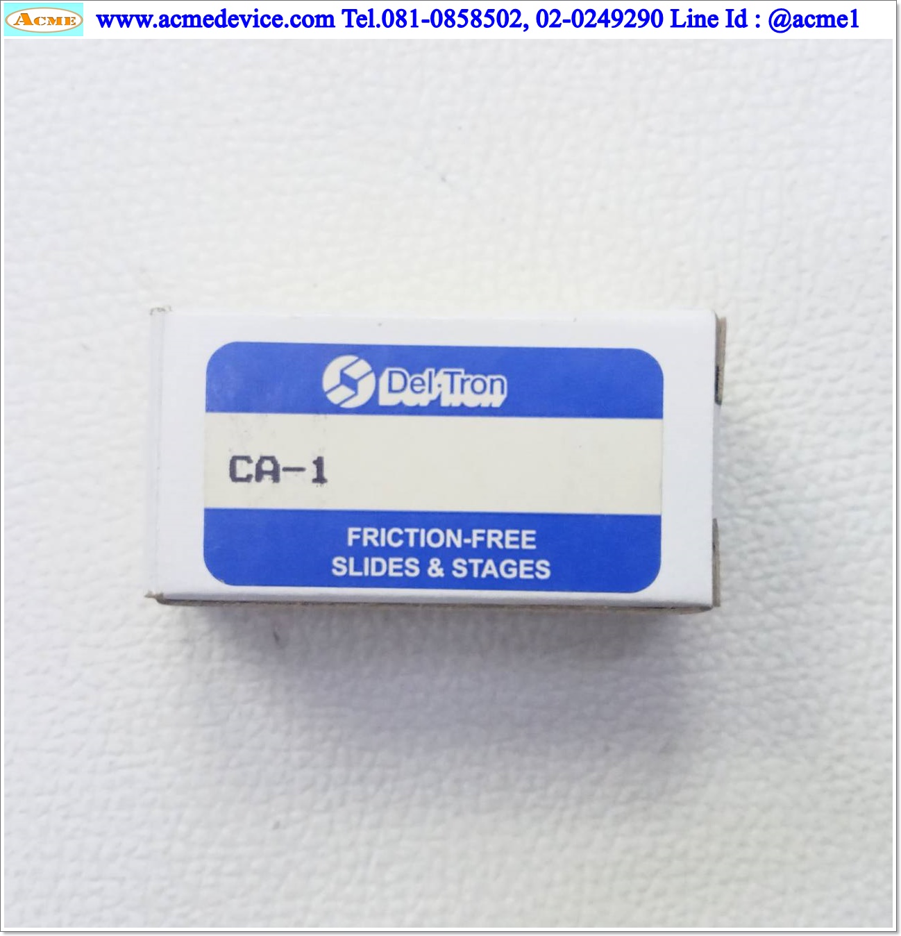 Linear Ball Slide Del-tron รุ่น CA-1, 203.778.2727, 9.7 mm x 19 mm, Stroke 13 mm