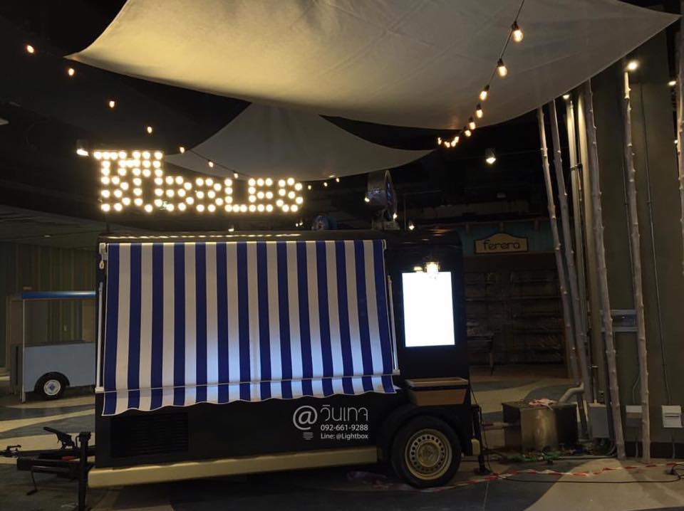 ป้ายไฟปิงปอง รถ food truck