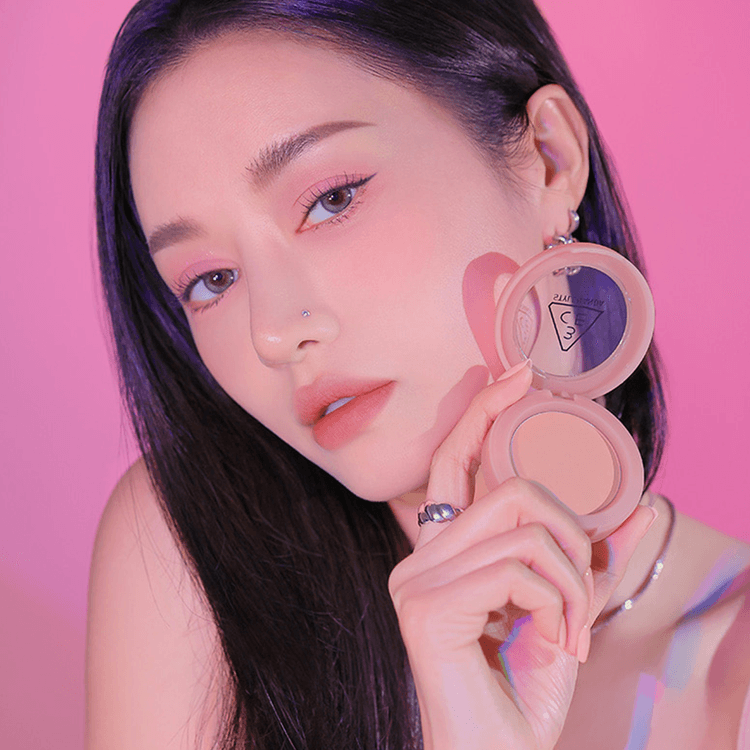 บลัชออน3CE Mood Recipe Face Blush on สีCity Mauve