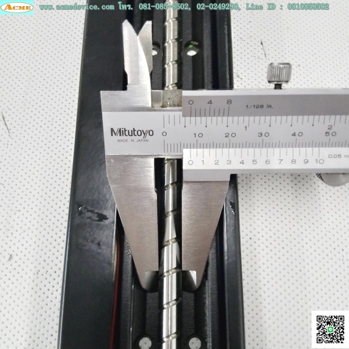 แกนสําเร็จรูป Ball Screw ??? รุ่น ???, ขนาด 55 mm x 275 mm, Stroke 165 mm, Pit 10, แกนโต 8