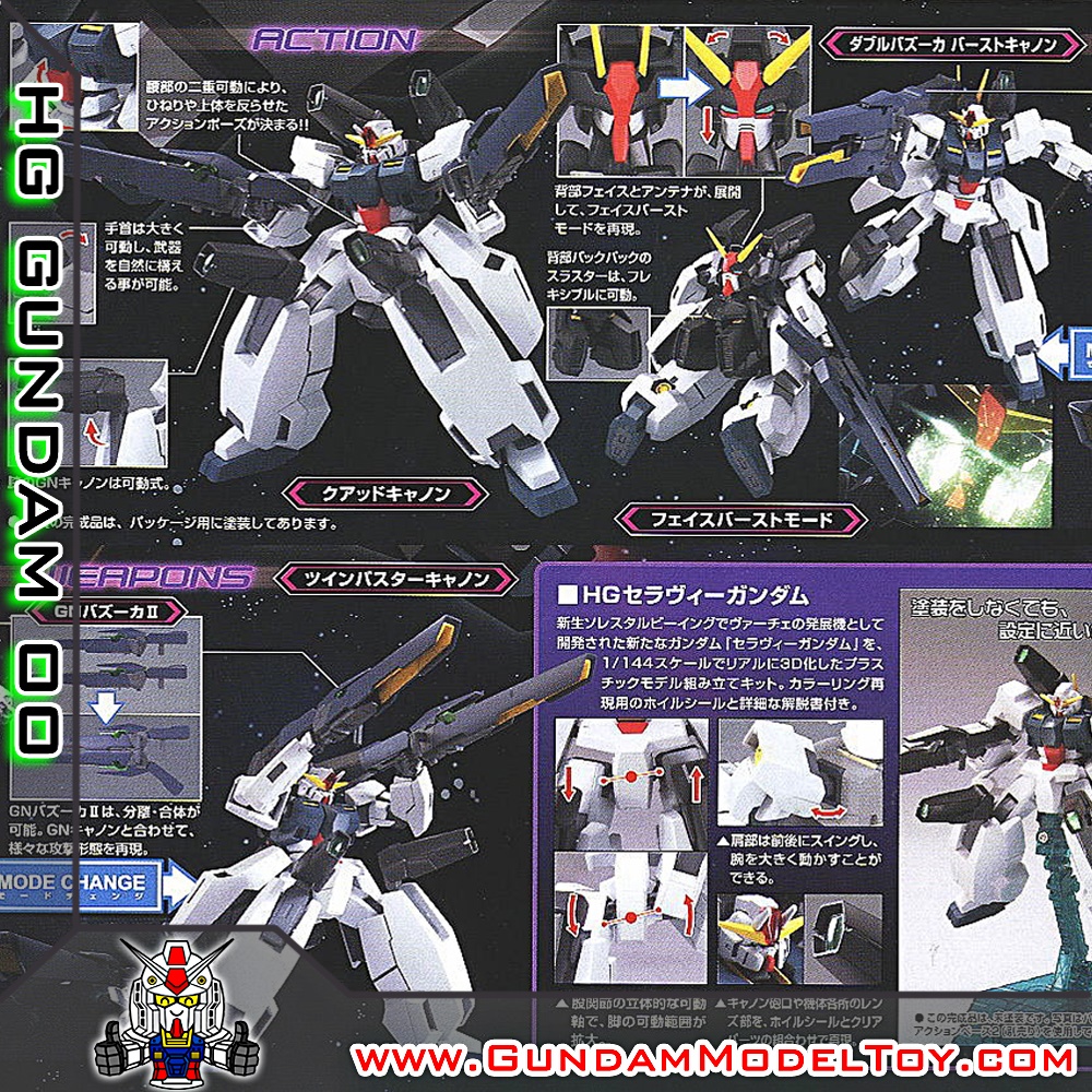 HG00 1/144 SERAVEE GUNDAM เซราวี กันดั้ม