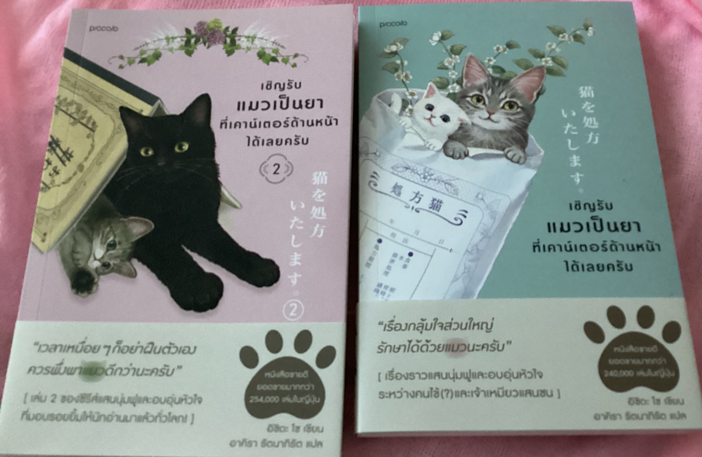 (ไม่ร่วมโปร25%) (สั่ง8จ่าย7) เชิญรับแมวเป็นยาที่เคาน์เตอร์ด้านหน้าได้เลยครับ เล่ม1+2 อิชิดะ โช ราคา 414