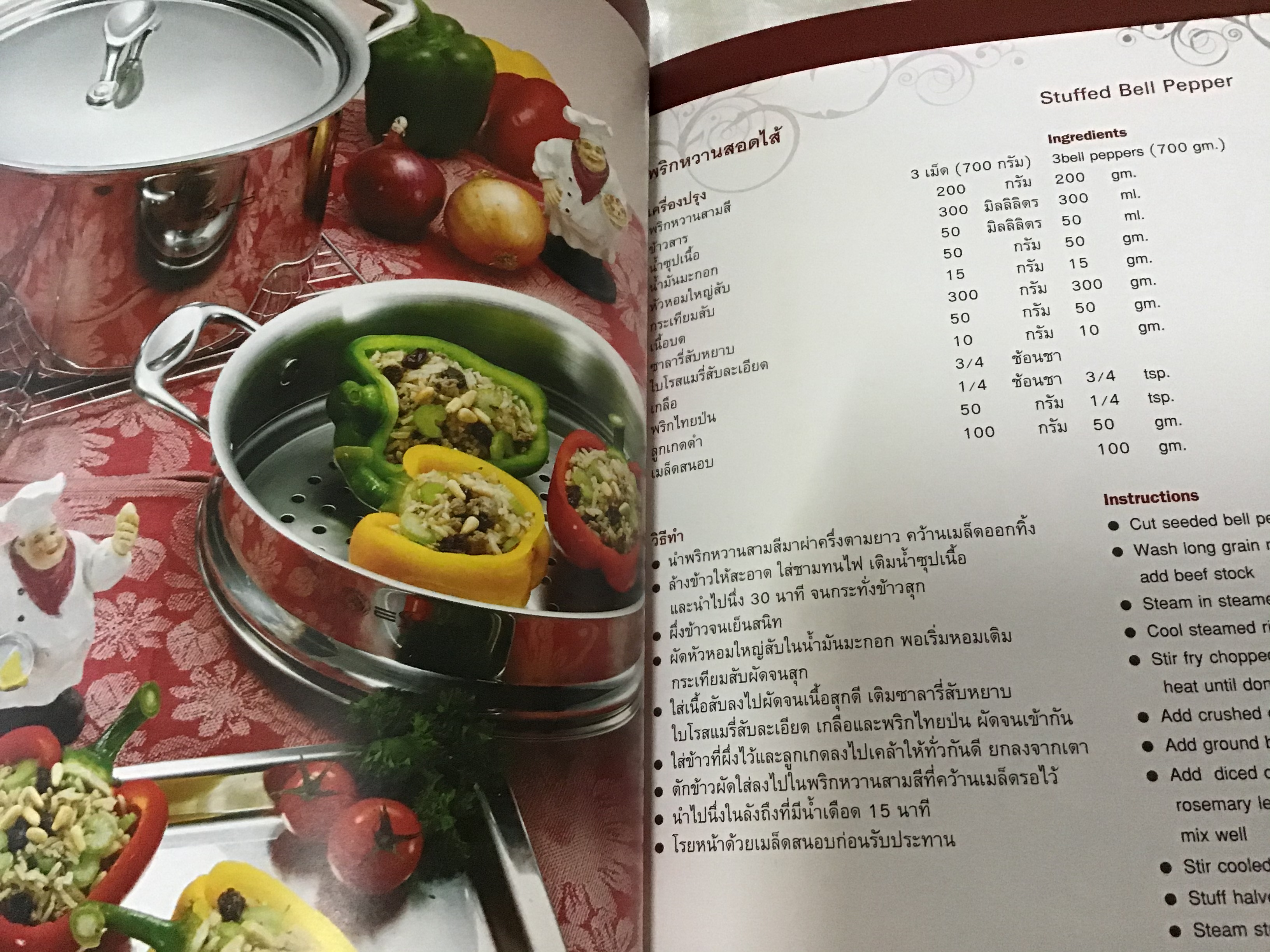 สูตรอาหารสองภาษา หัวม้าลาย Art of cooking เล่ม 13 ราคา 220