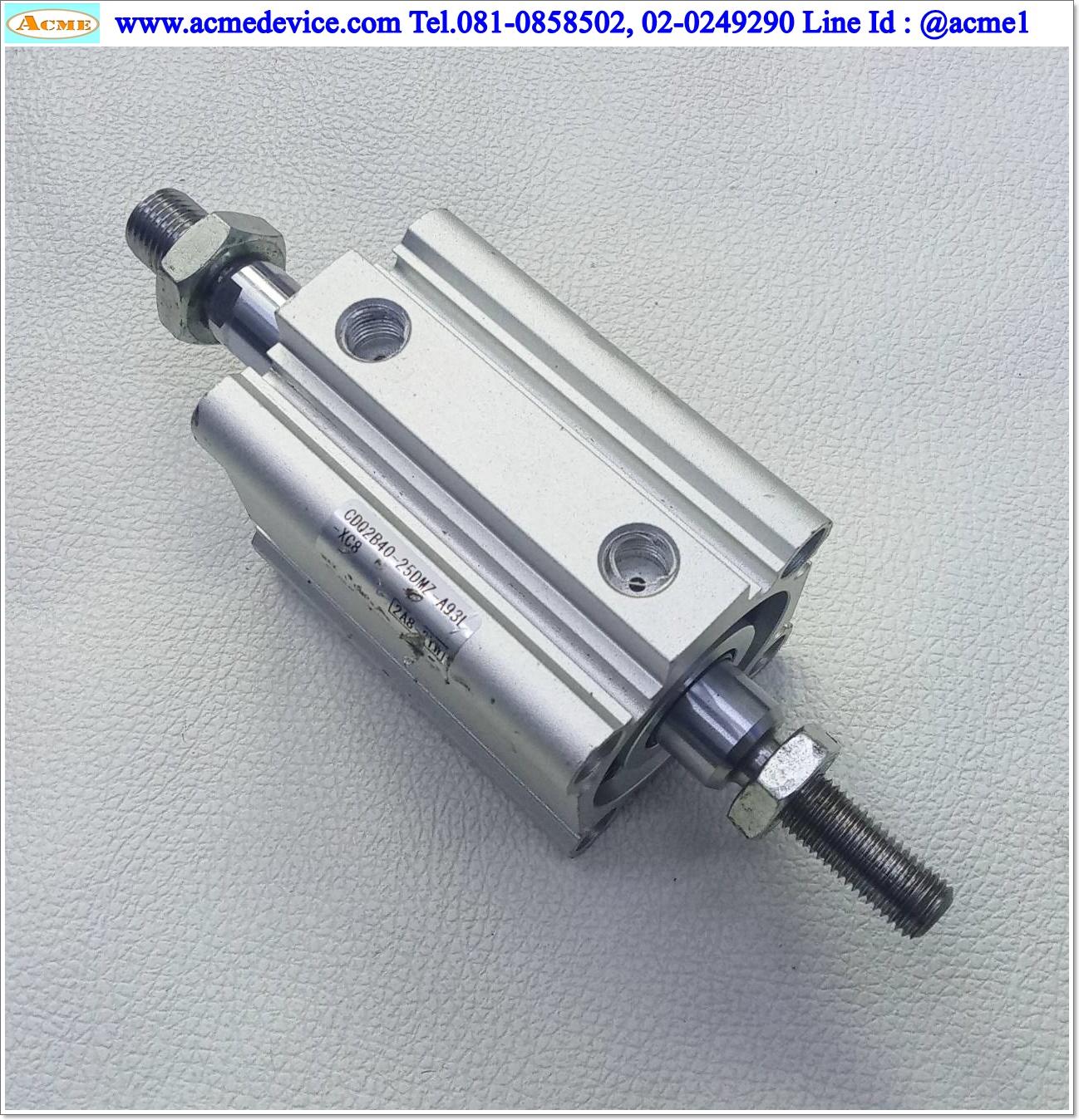 Air Cylinder SMC รุ่น CDQ2B40-25DMZ-A93L, Bore 40 mm., Stroke 25 mm.