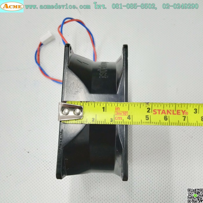 Cooling Fan ebmpapst รุ่น 8112k, 8V-16V, ขนาด 80 x 80 x 38 mm. (3 นิ้ว)