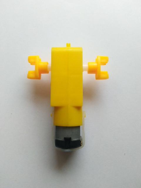 มอเตอร์เกียร์ 2 แกน อัตราทด 1:48 พร้อมชุดล็อค