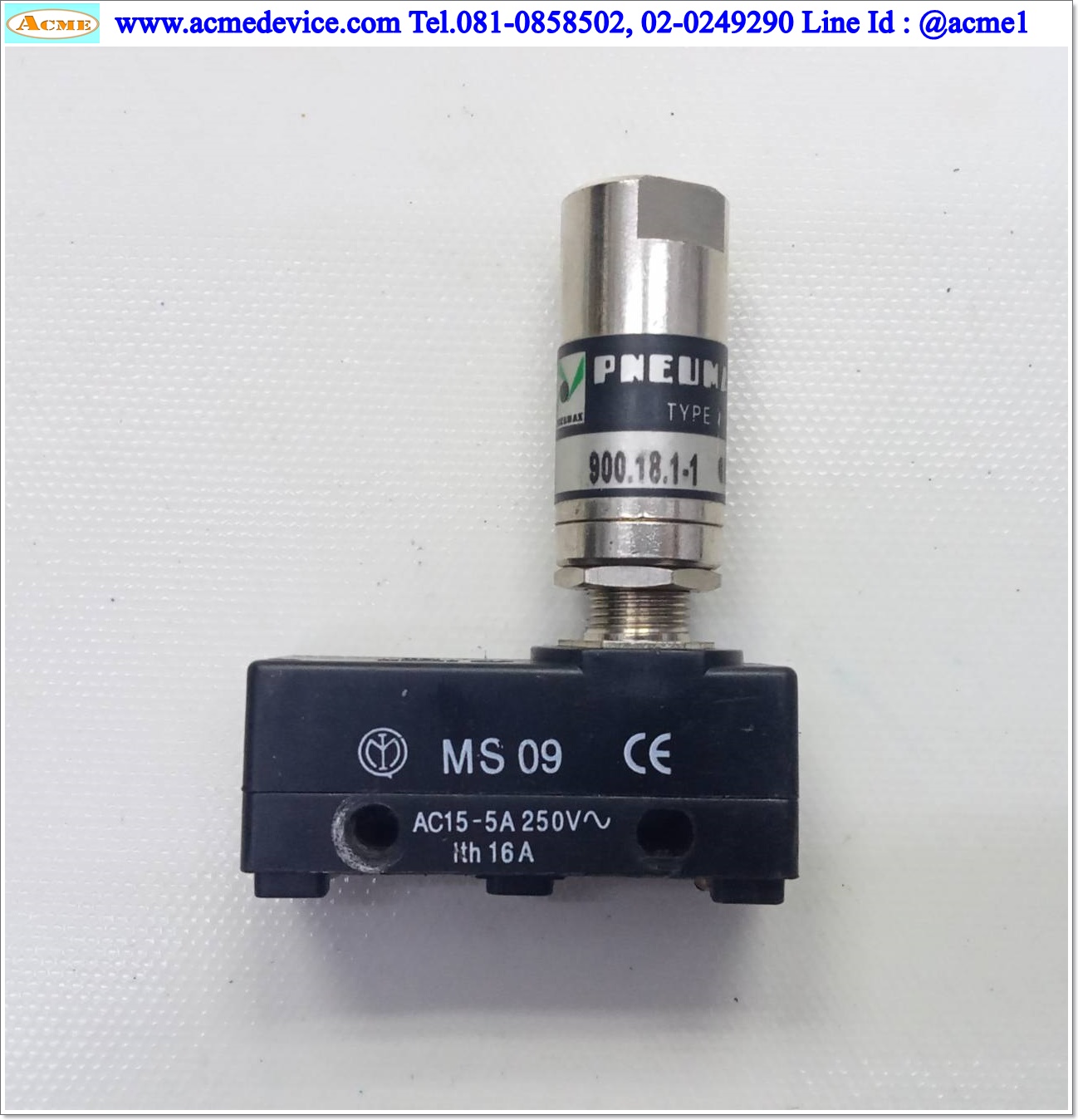 Pressure Pneumax รุ่น 900.18.1-1, 0.5 to 1 bar, 1/8