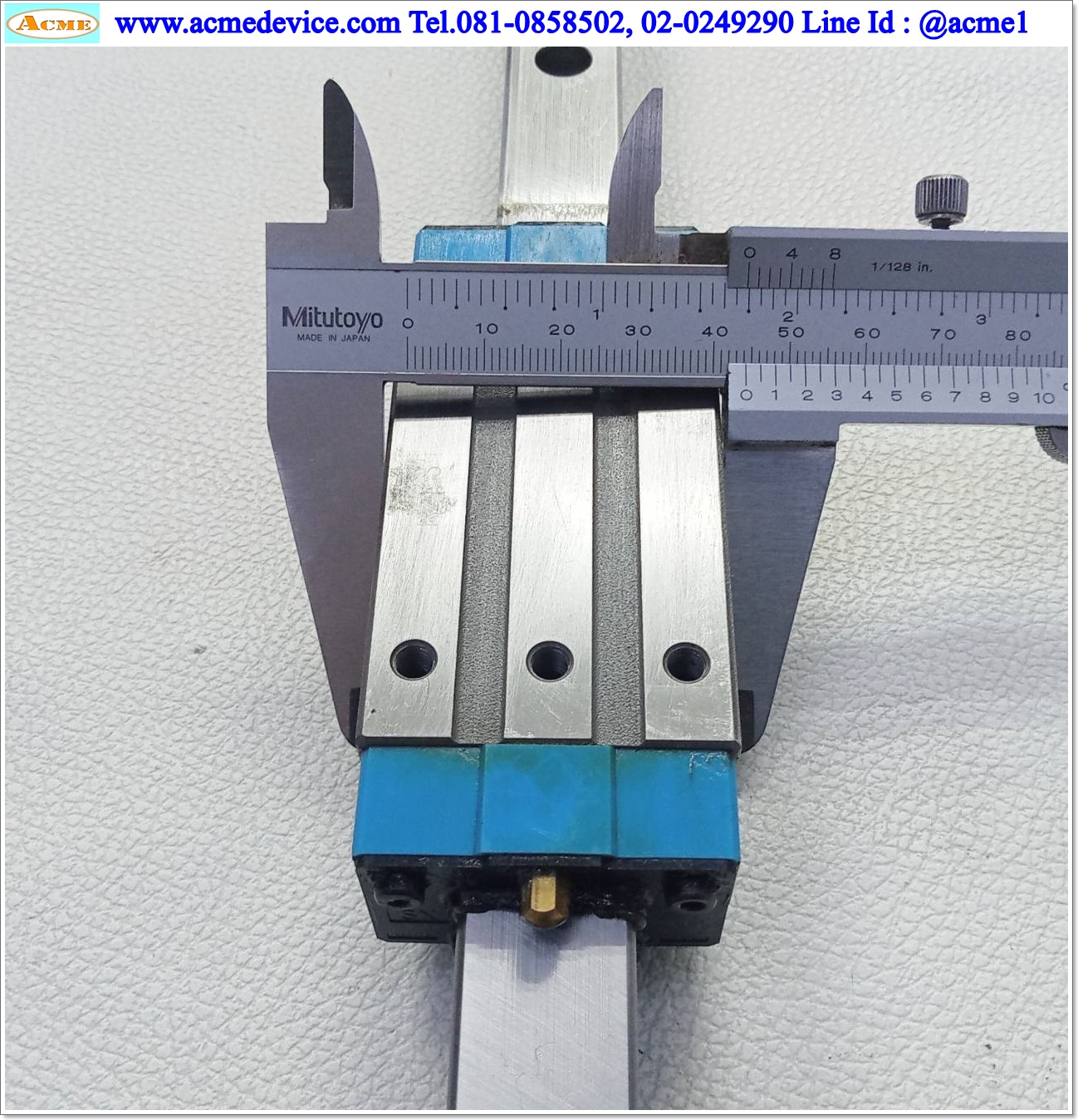 Linear Block and Rail IKO รุ่น LRX20, รางสไลด์ขนาด 20 mm x 1040 mm. (2 Block) (ขาว)