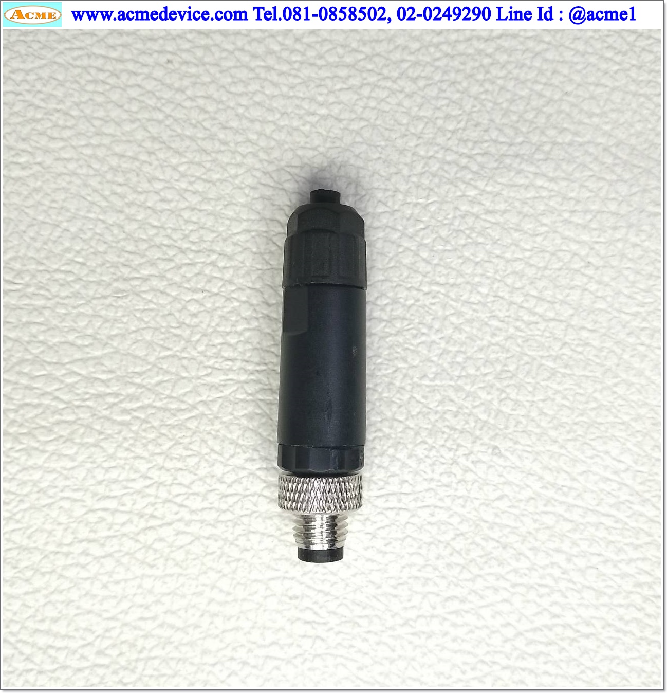 Waterproof Connector M8, 3 Pin, (ตัวผู้)