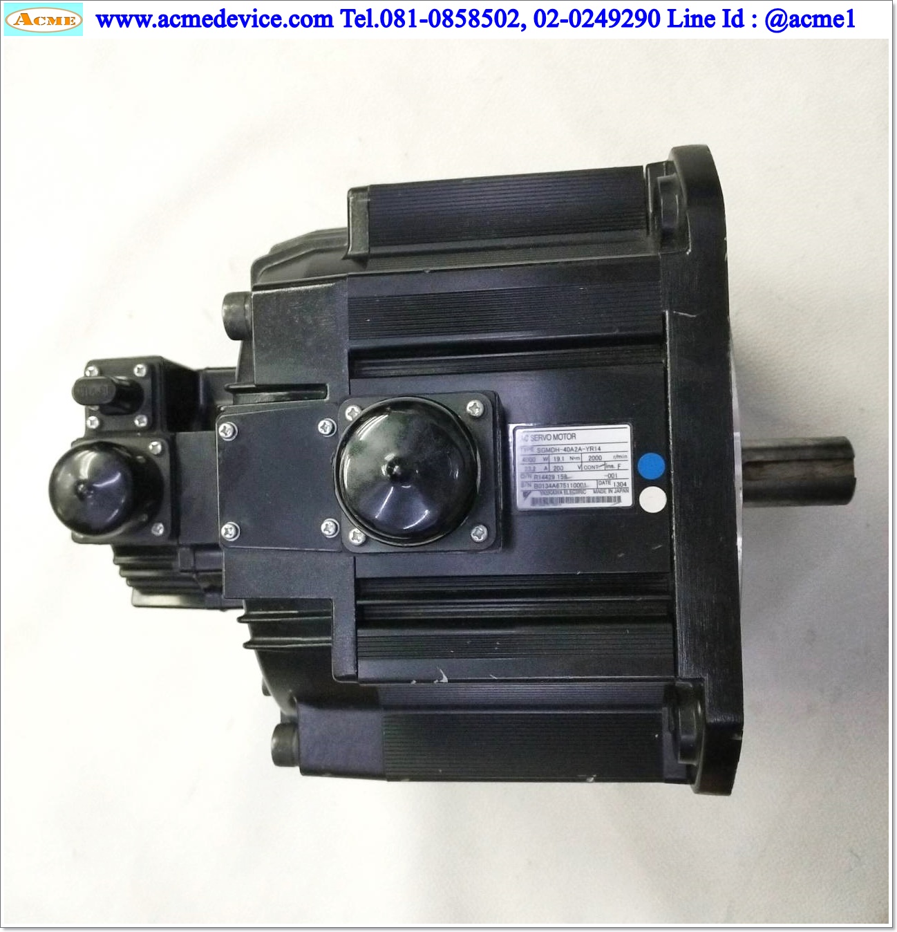 Servo Motor Yaskawa รุ่น SGMDH-40A2A-YR14, 4kW