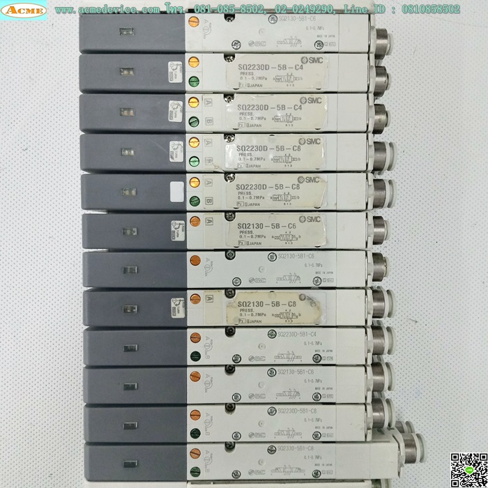Solenoid Valve SMC รุ่น SQ2130-5B1-C6+SQ2230D-5B-C4+SQ2230D+5B-C8+SQ2130-5B-C6+SQ2130-5B-C8+SQ2230D-5B1-C4+SQ2230D-5B1-C8