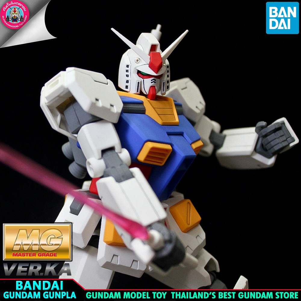 BANDAI GUNPLA MASTER GRAGE MG 1/100 RX-78-2 GUNDAM VER KA โมเดล กันดั้ม กันพลา GundamModeltoy
