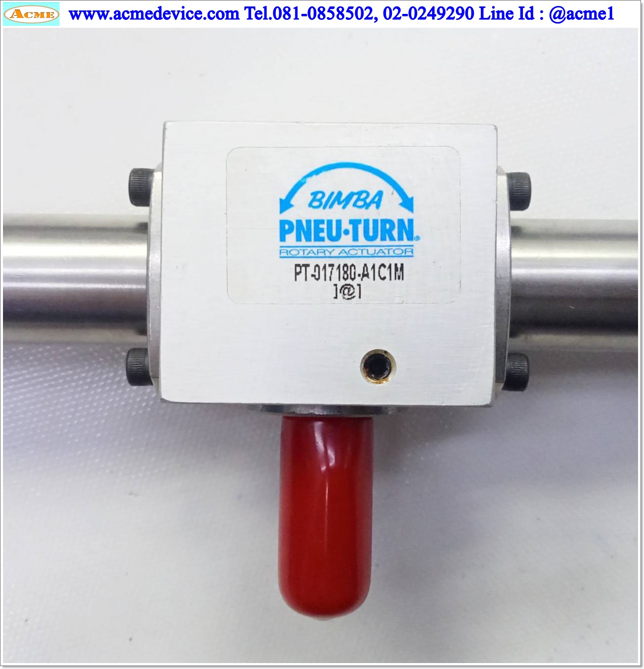 Rotary Actuator Bimba รุ่น PT-017180-A1C1M, Bore 3/4", 180 องศา