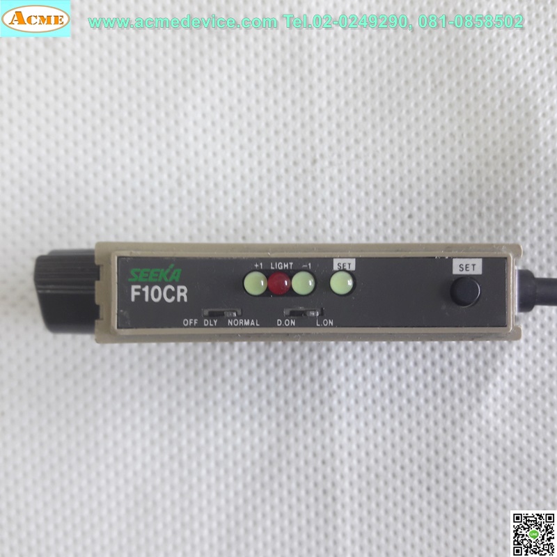 Fiber Amp TAKEX รุ่น F10cR, NPN, Light-ON / Dark-ON