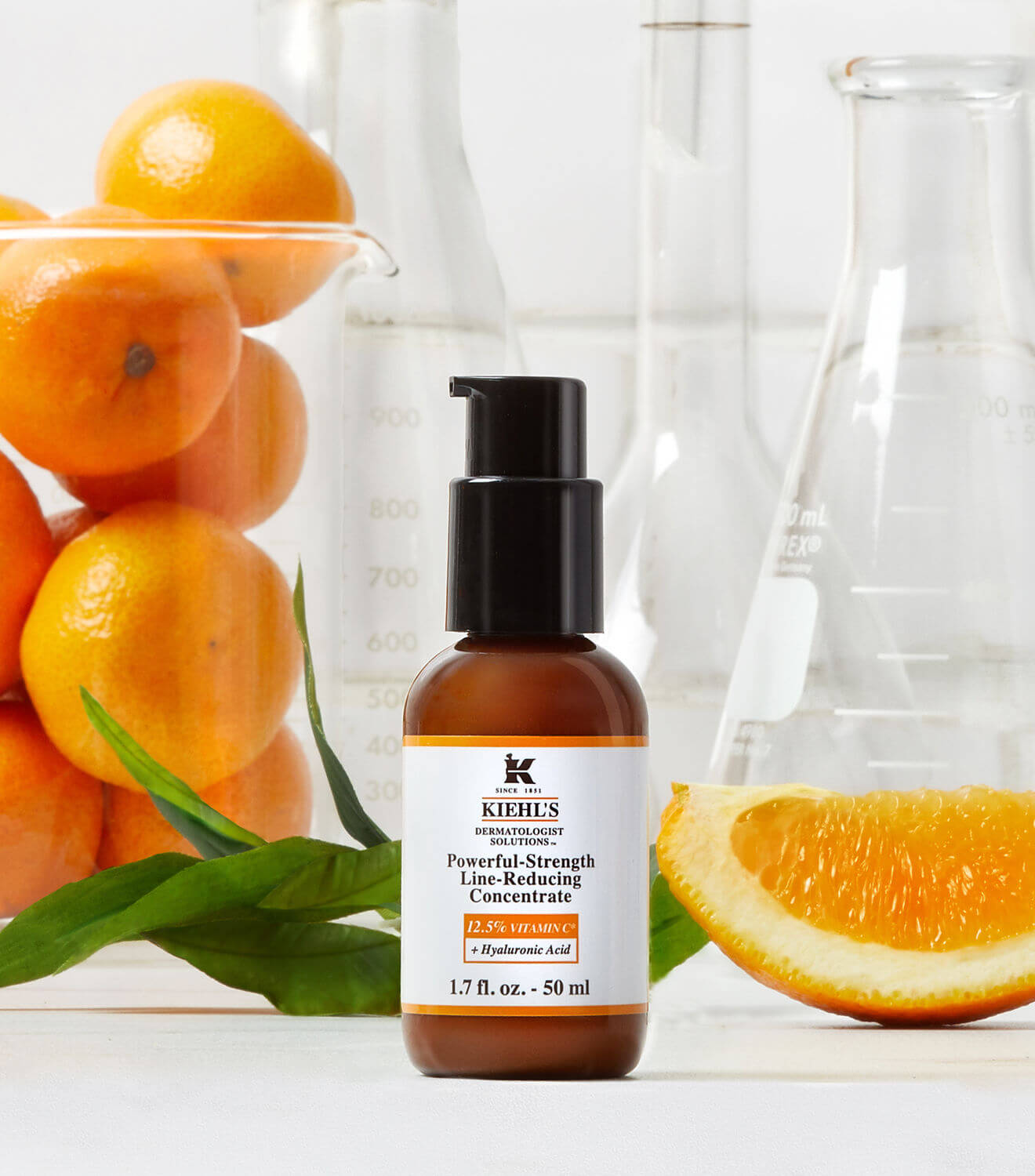 เซรั่มวิตซีคีลส์ Kiehl's - Dermatologist Solutions Powerful-Strength Line-Reducing Concentrate (Vit C) 50 ml.