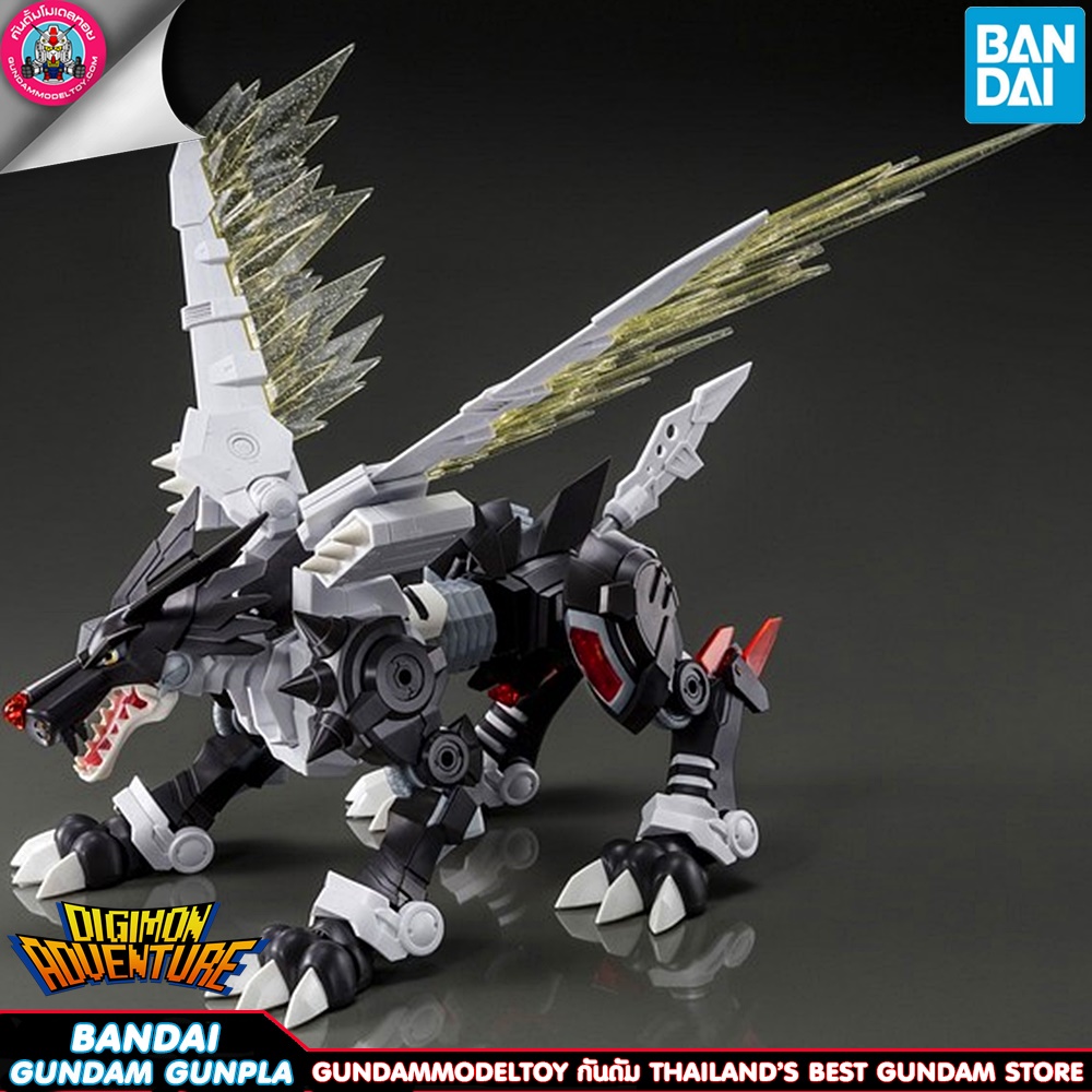 BANDAI ANIME FIGURE-RISE STANDARD AMPLIFIED METALGARURUMON BLACK VERSION โมเดล กันดั้ม กันพลา PS TOYLAND ร้านพีเอสทอยแลนด์
