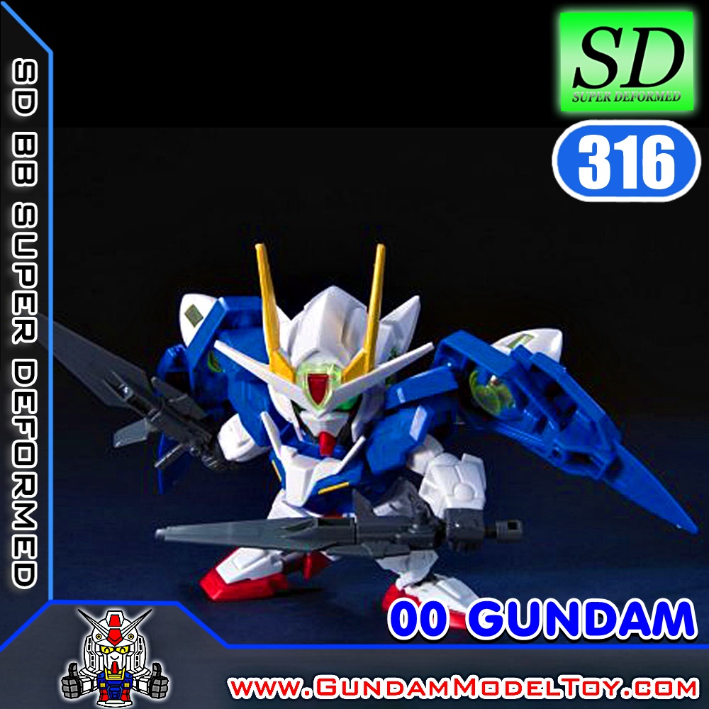 SD BB316 00 GUNDAM ดับเบิ้ลโอ กันดั้ม