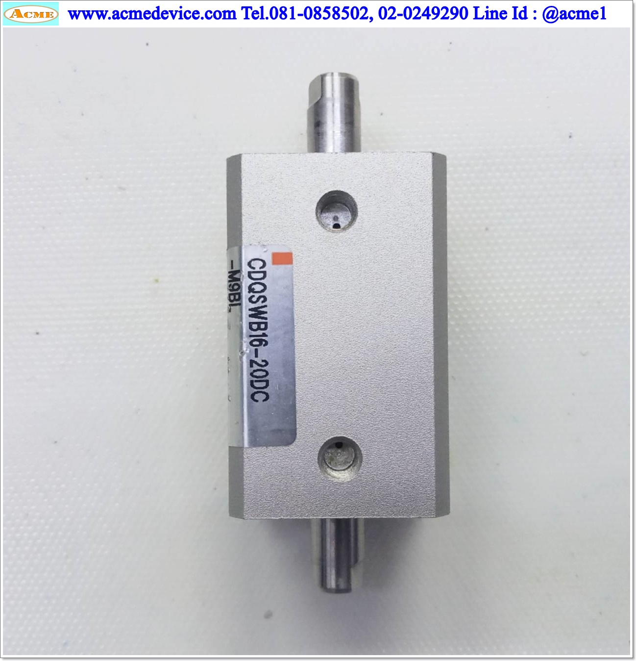 Air Cylinder SMC รุ่น CDQSWB16-20DC-M9BL, Bore 16 mm., Stroke 20 mm.