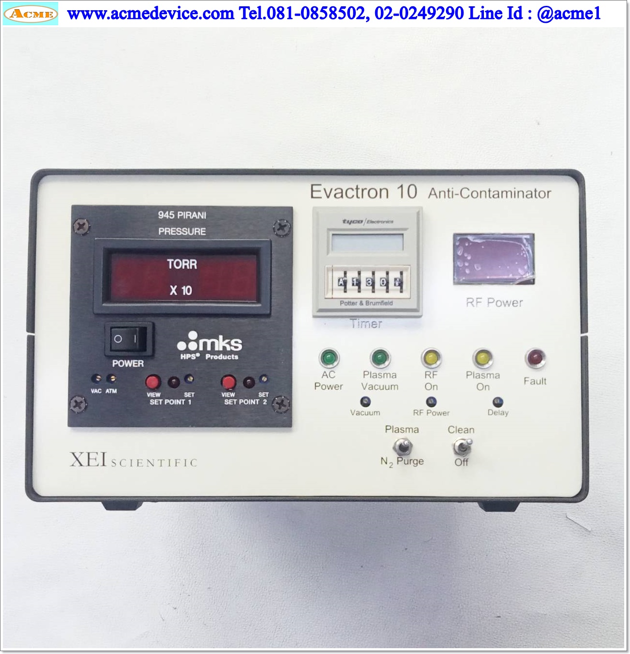 Evactron XEI Scientific รุ่น Evactron 10 Anti-Contaminator, RF Plasma Cleaner