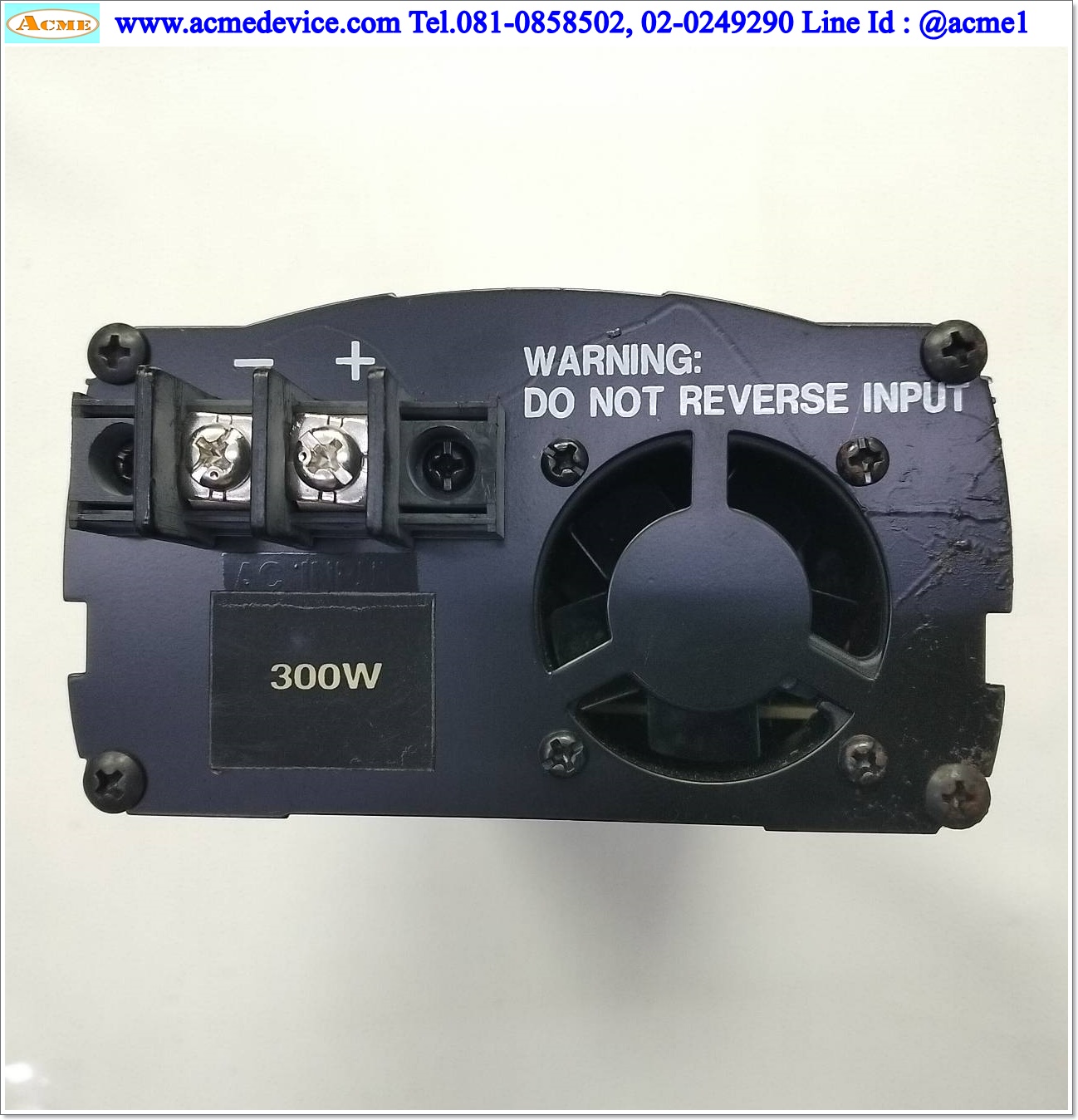 Inverter Genius Power รุ่น G-24-030, Input 24Vdc, Output 220Vac, 300W